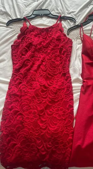 Red Lace Dress thumbnail 1