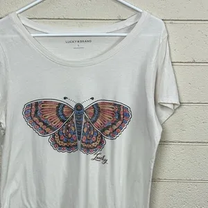 Lucky Brand butterfly graphic tee size L thumbnail 8