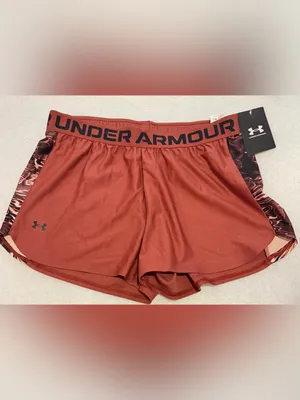 Under Armour Women's Red Burnt Training Shorts NWOT thumbnail 2