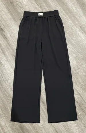Black high rise Trousers pants. thumbnail 1