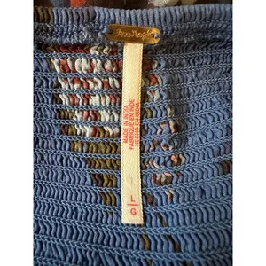 Free People Bohemian Witchy Fairy Morning Glory Maxi Dress Bluebell Size Large thumbnail 14