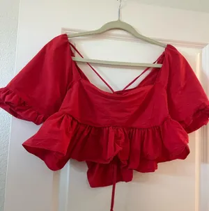 Urban outfitters peplum baby doll top thumbnail 1