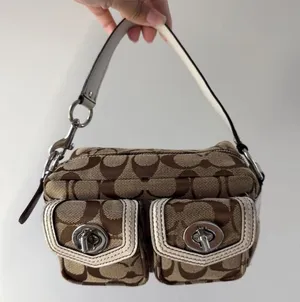 Rare Vintage Y2K Coach Mini Double Turnlock Bag thumbnail 1