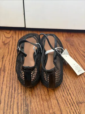 A New Day Black Issa Mesh Mary Jane Flats Size 8.5 New with Tags thumbnail 6