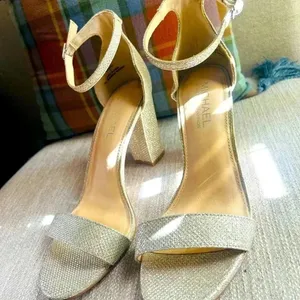 MICHAEL SHANNON golden shoes size 8 new thumbnail 3