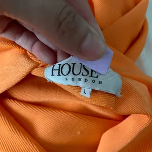 House of CB Clemence Maxi Orange Bandage Dress Womens Large thumbnail 16