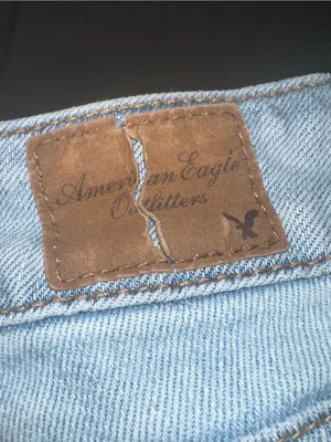 American Eagle Outfitters Light Blue Distressed Boyfriend Jeans thumbnail 3