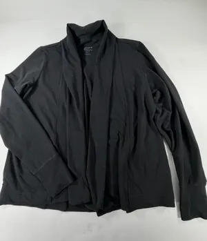 Pact Women's Black‎ Lightweight Open-Front Jacket thumbnail 1