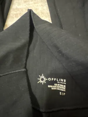 OFFLINE By Aerie Real Me High Waisted Crossover Rib Super Flare Legging size small thumbnail 2