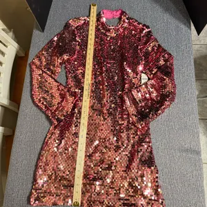 Anthropologie Maeve Long Sleeve Mock Neck Sequin Mini Dress thumbnail 11