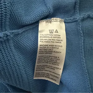 Saks 5th Avenue Bright Blue Short Sleeve Knit Mini Dress thumbnail 5