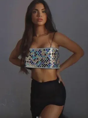 ZARA NWT  SHIMMERY CROP TOP thumbnail 1
