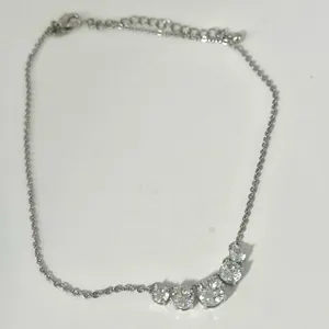 Charming Charlie rhinestone pendant necklace thumbnail 4