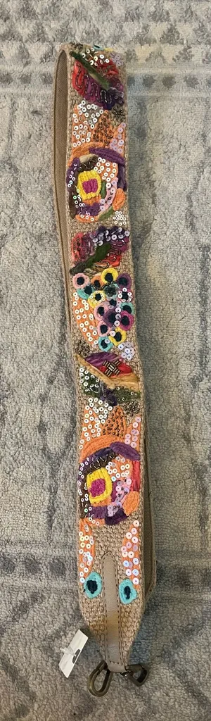 Anthropologie Beaded Purse strap thumbnail 1