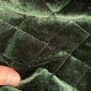 I.AM.GIA Contraband Quilted Velour Puffer L Green Oversized Bomber thumbnail 8