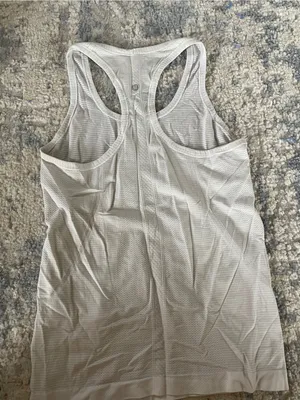 Women’s Lululemon Seamless Racerback Tank Top - White thumbnail 2