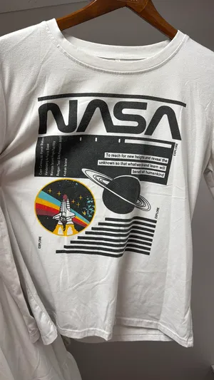 NASA Shirt White Size M thumbnail 2