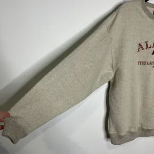 Valani Alaska‎ the last frontier sweatshirt gray cream size large cozy winter thumbnail 6
