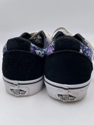 Vans Ward Moody Floral Purple/Black Skate Shoes Women's Size 6 Lace Up Sneakers thumbnail 7