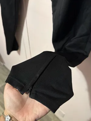 adidas Black Joggers with Teal Three-Stripes thumbnail 3
