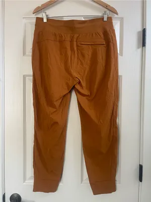 Women’s Athleta Trekkie North Jogger Pants Rust Orange Cattail Brown Size 10 thumbnail 7