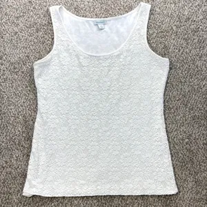 Sundance Lace Tank Top Womens‎ SM Ivory Sleeveless Boho Romantic Cottagecore thumbnail 2