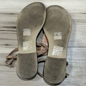 J.Crew Cork T-Strap Sandals Tan Women’s 9.5 thumbnail 4