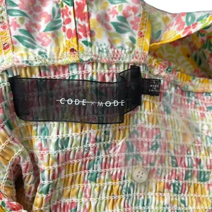 Anthropologie Cool Mode Ditsy Floral Smocked Bodice Midi Dress thumbnail 13