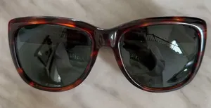 Vintage Donna Karan Brown Tortoiseshell Oversize Sunglasses thumbnail 1