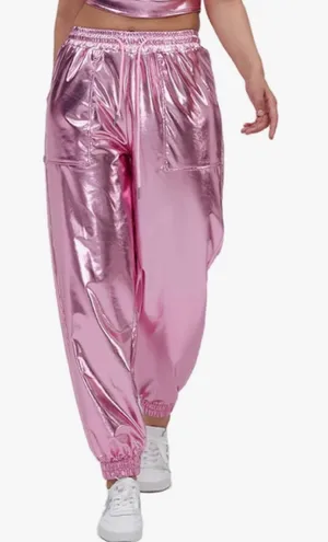 NEW Holographic Disco 80’s Hip Hop Pants M thumbnail 1