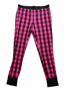 Victoria’s Secret Thermal Pink Black Plaid Pajama Set Size Large thumbnail 6