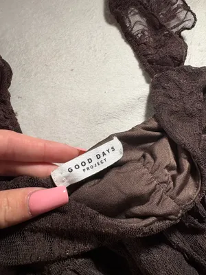 Good Days Project Brown Baby Doll Top thumbnail 2
