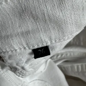 7 For All Mankind Skinny Denim Jeans Women's 26 White thumbnail 6