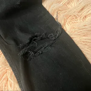Agolde Black Wash Jeans - Cherie High Rise thumbnail 6