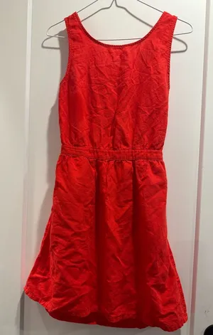 GAP Vibrant Red Sleeveless Open Back‎ Dress Size XS thumbnail 1