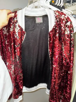Gameday Red Sequin Jacket thumbnail 1