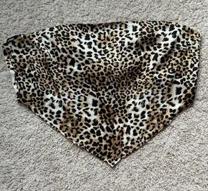 Leopard scarf top. S thumbnail 1