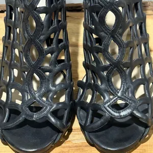 VINCE CAMUTO FONTANELA Shoes Caged Peep Toe Stiletto Heel Bootie Size 9‎ B100 thumbnail 4