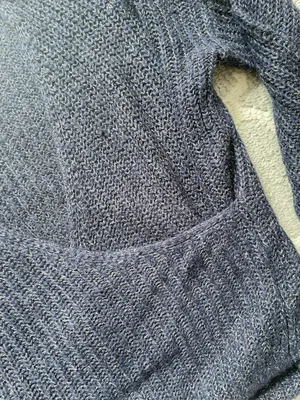 Forever 21 Blue Wrap Crossover Knit Jumper Sweater thumbnail 7
