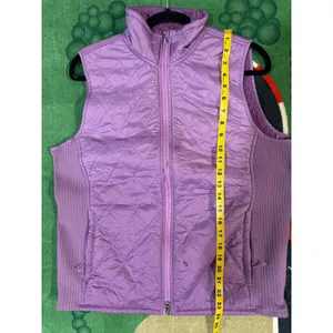 L.L.Bean Women’s Quilted‎ Fleece Lined Vest Purple Lilac Size L Warm Outdoor thumbnail 4
