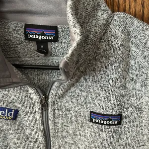 Patagonia Better Sweater Vest Company Logo Gray Fleece Women’s medium thumbnail 2