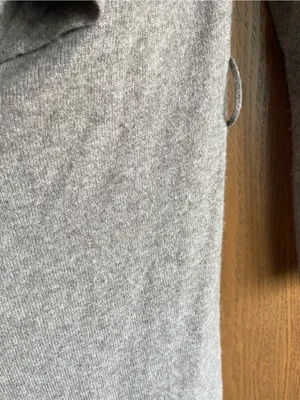 Tahari 100% Cashmere Taupe Open Front Cardigan Sweater thumbnail 3