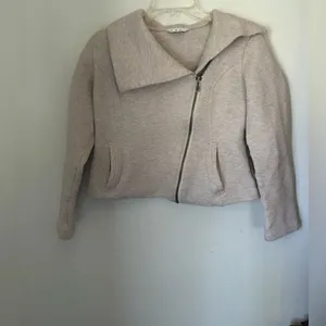 CAbi Moto Jacket Asymmetric Zip Quilted Collar Size S Style 913 thumbnail 7
