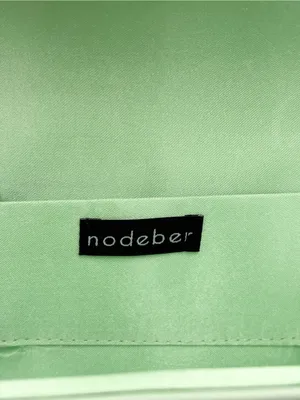 Mint Green Vegan Leather Envelope Clutch Bag with gold Chain‎ Evening Party thumbnail 4