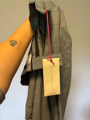 Stella McCartney | Gray Textured Dress Pants - 40 thumbnail 7