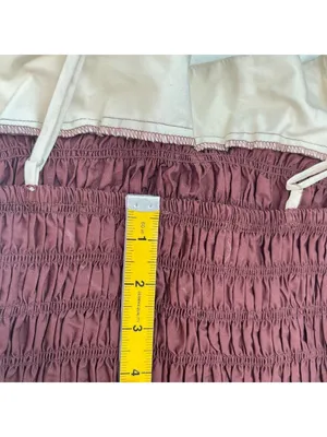 NWOT Farm Rio Cotton Sleeveless Midi Dress Brown and Ivory Sz L thumbnail 14