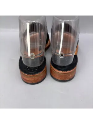 Jack Rogers Original Jacks Metallic Slides Thong Sandals Womens 5 Black Slip On thumbnail 4
