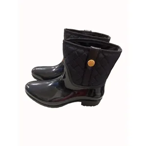 Tommy Hillfiger women black rain boots size 10M SKU 1293 thumbnail 3