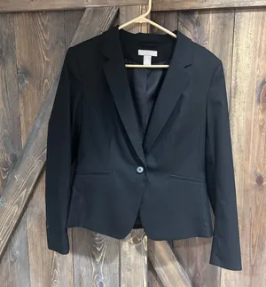 H&M black fitted wmns blazer thumbnail 1