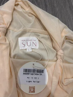 New Here Comes The Sun Rheiya Mini Dress - Ruched Side Off Shoulder Mesh Dress thumbnail 7